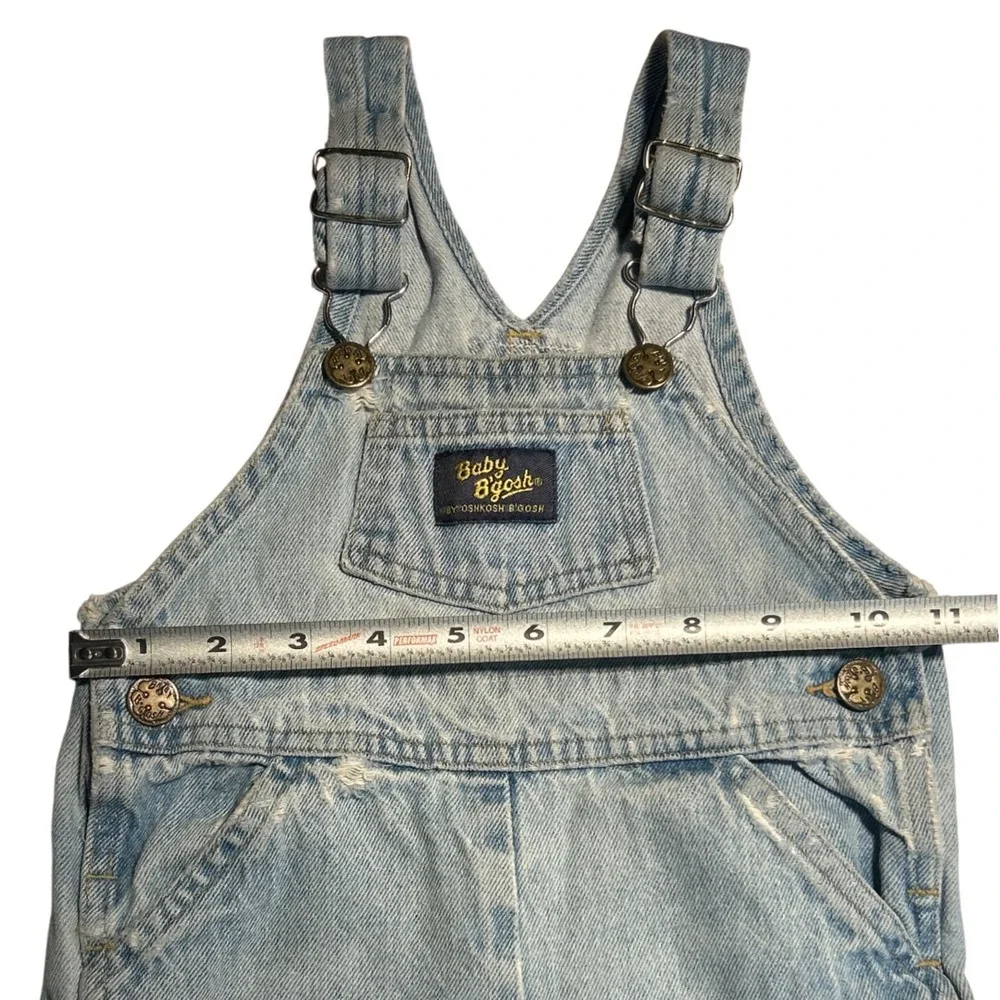 Vintage Baby OshKosh Bgosh Denim Overalls Est. 12 Mos‎ 11